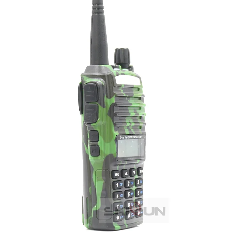Портативная рация Baofeng UV-82 8W Original Dual PTT Radio 10 KM Black Camo | Мобильные телефоны и