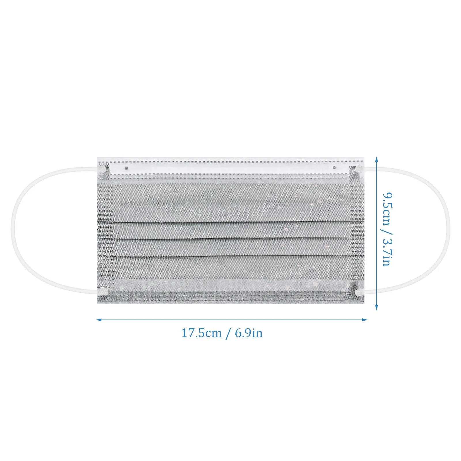 10/50 поликарбонатный люксовый чехол одноразовые маски для лица женщин летние 4ply