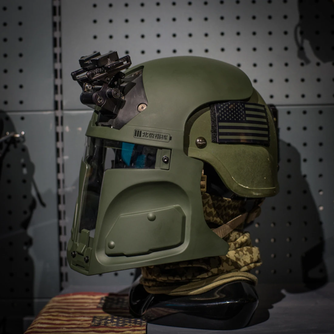 TNG Galac-tac FAST US Army Тактический шлем защитная маска для охотничьей военной игры(без шлема)-Ranger Green