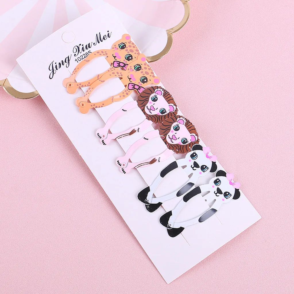 Kids Infant Baby Girls Cartoon Fruit Hairclip Hairpin Barrettes Headwear Set Children's Hair Accessories Clip C800# | Детская одежда