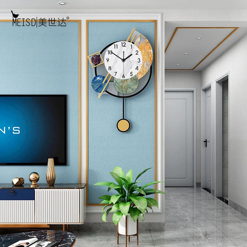 Креативные Сменные Акриловые кварцевые бесшумные настенные часы современный