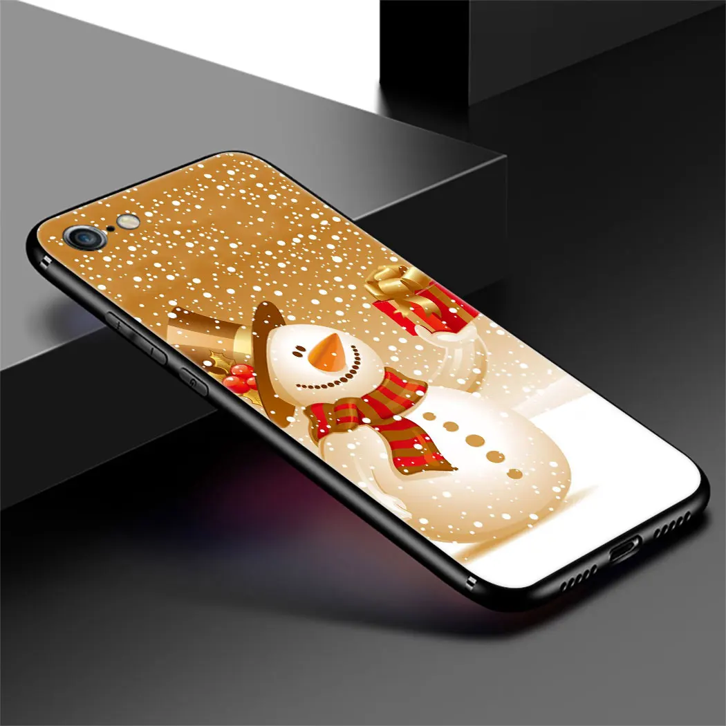Merry Christmas Мягкий силиконовый чехол для iPhone 11 Pro Max XR X XS 6 6S 7 8 Plus 5 5S SE телефона |