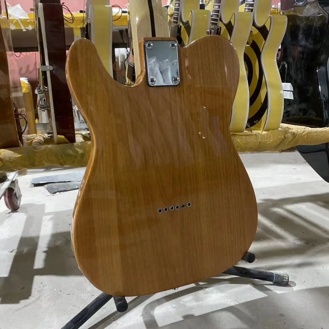 

TELE Electric Guitar Elder Body Nature Glossy Finished Maple Fingerboard Black Pickguard Free Shipping
