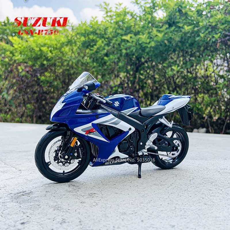 

Maisto 1:12 Suzuki GSX-R750 Factory Edition Static Die Cast Vehicles Collectible Motorcycle Model Toys