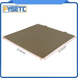 Двухсторонняя текстурированная пластина PEI с порошковым покрытием для 3D-принтера CR10, CR10S, 310x310 мм