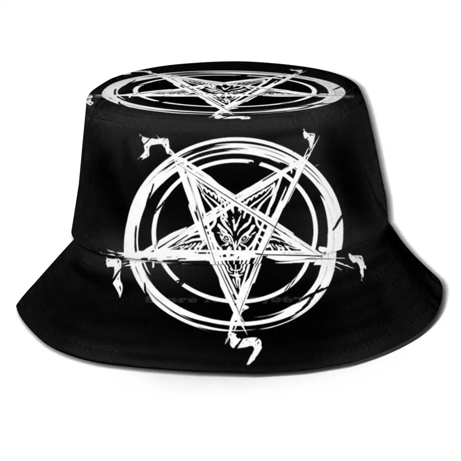 Сатановая пентаграмма унисекс летняя модель сатана дьявол Baphomet демон Kolsab Lucifer |
