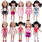 Платья с юбкой для куклы 14,5 дюйма, EXO, 32-34 см, аксессуары для кукол Paola Reina и 16 BJD, детские игрушки для девочек, Одежда для куклы