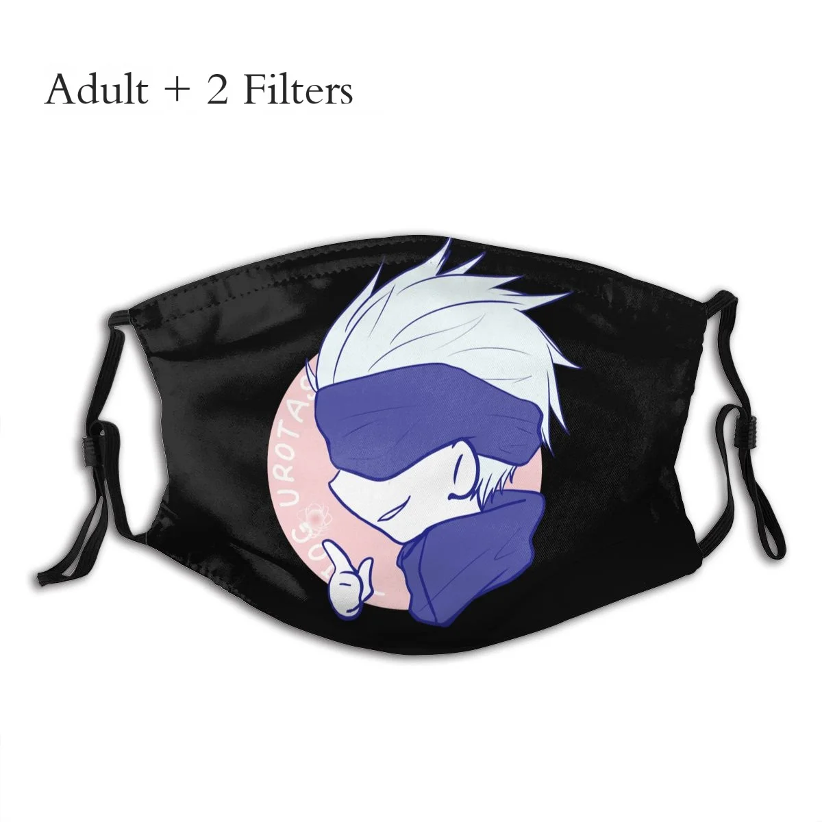 

Jujutsu Kaisen Cloth Dust-proof Mask Cartoon Design Face Mouth Cover With Filters