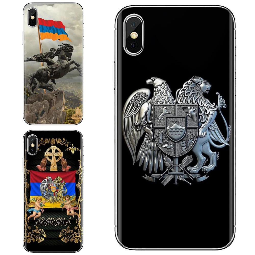 Силиконовый чехол для Huawei Y6 Y5 2019 Xiaomi Redmi Note 4 5 6 7 8 Pro Mi A1 A2 A3 6X 5X 7A с арменским флагом |