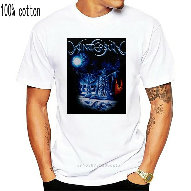 

New Wintersun T Shirt Simple Short-Sleeved Cotton T-Shirt Top Tee Print T Shirt Mens Short Sleeve Hot Short Sleeve Men Plus Size