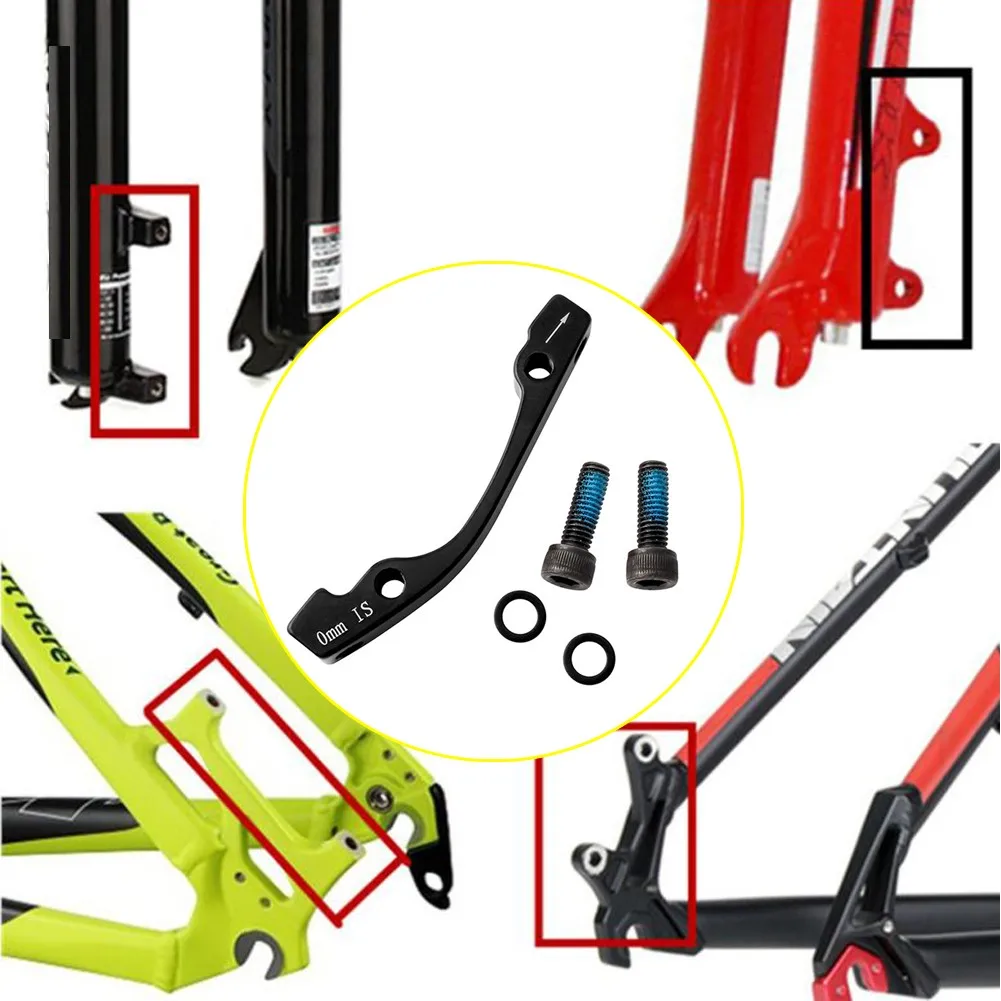 

Black Bike Disc Brake Adapter IS Frame To PM Caliper 140mm Rear/160mm Front For Avid Fits-Shimano Hayes Cycling Part
