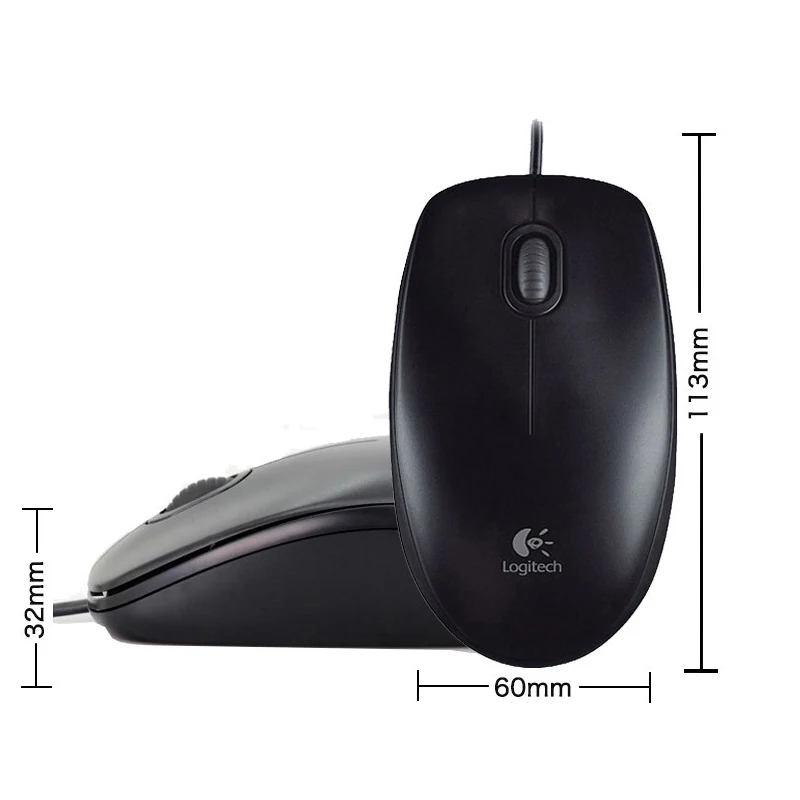 Мышь Logitech M90 игровая Проводная 1000 DPI для офиса/дома ноутбука ПК портативная