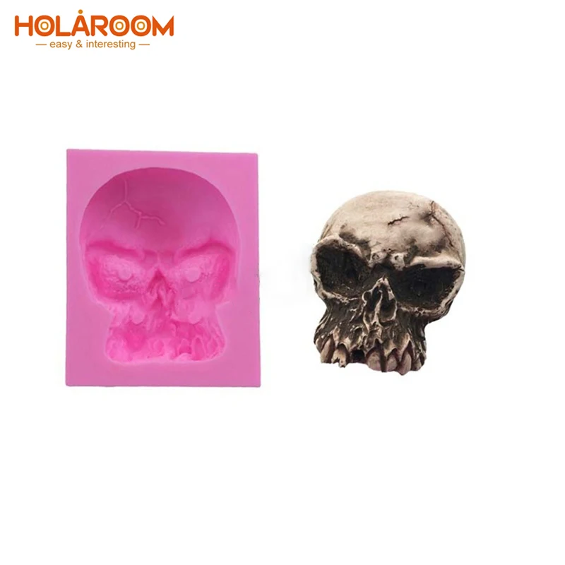 Holaroom Творческий Череп Форма для шоколада стерео силиконовая форма выпечки в