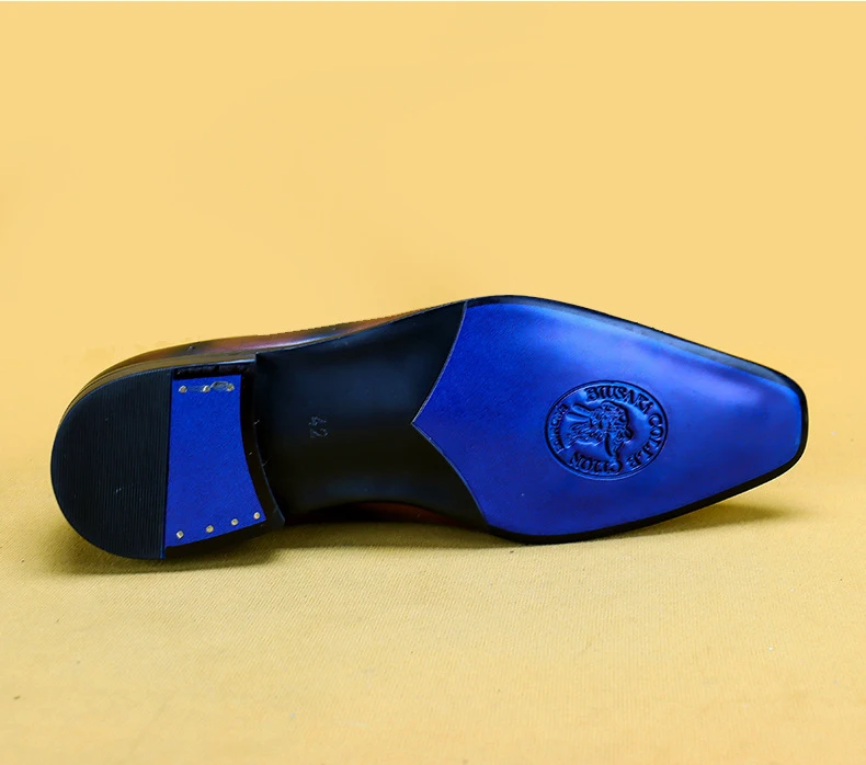 

New Handmade Men's Pointed Toe Party Shoes Genuine Leather Dress Shoes Brown Black Business Shoes Wedding Formal Shoes For Men