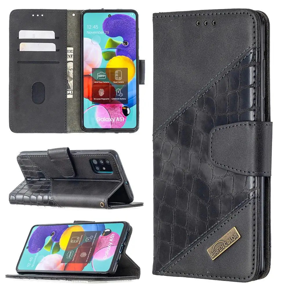 

mobile phone case For Samsung Galaxy A51 pu Leather case For Samsung A51 Magnetic Wallet Cover