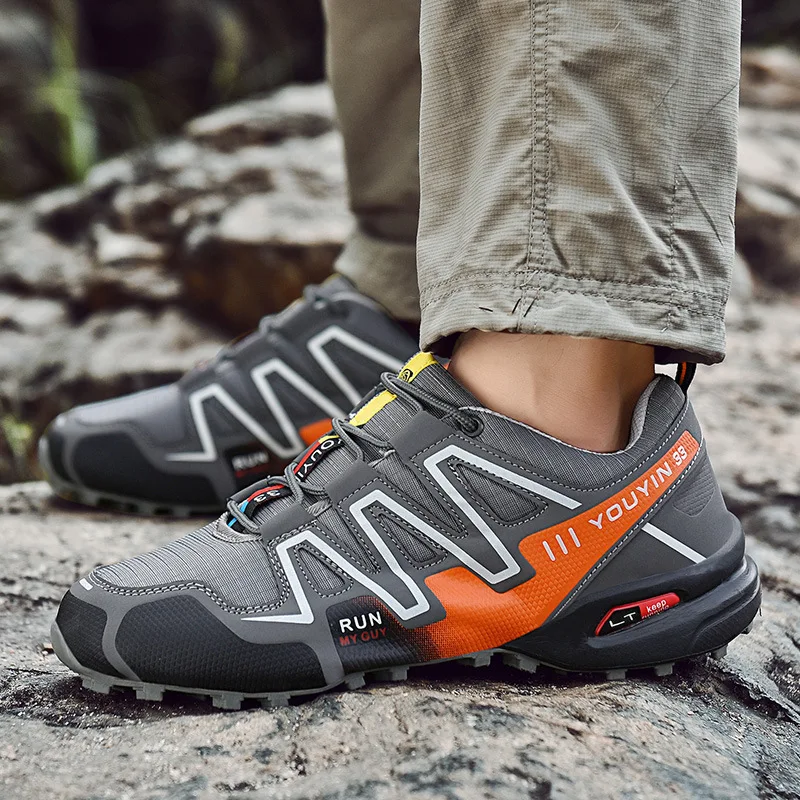 Hiking Shoes Men Warm Big Size 47 Outdoor Trekking Mountain Climbing Sports 46 High Tops Ankle Boot Winter 2021 New Men Sneakers