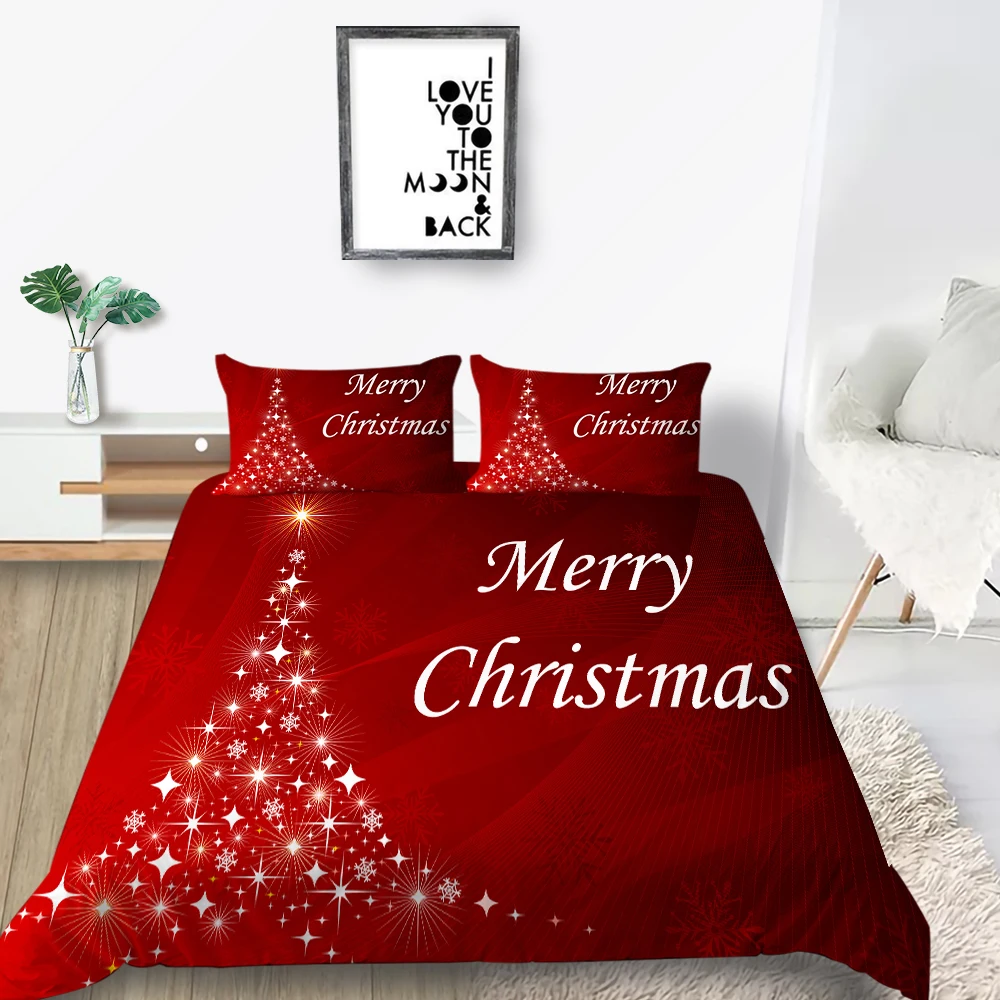 

Christmas Bedding Set For Children High End 3D Duvet Cover King Queen Twin Double Full Single Double Bed Set Pillowcase