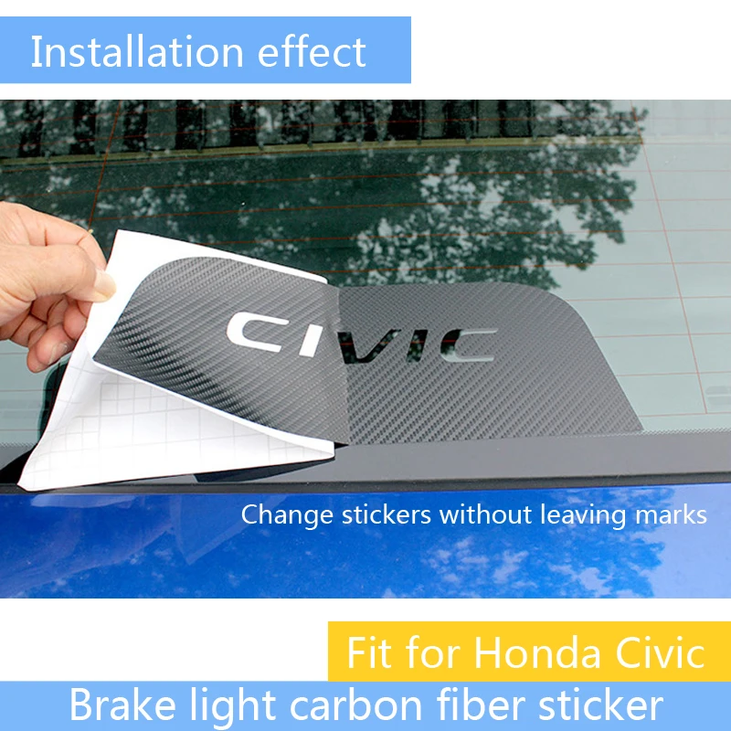 Автомобильные аксессуары черные наклейки из углеродного волокна на