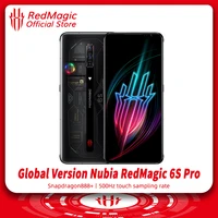 global version nubia redmagic 6s pro gaming mobilephone snapdragon 888 octa core 6 8 inch amoled 64mp camera red magic 6s pro