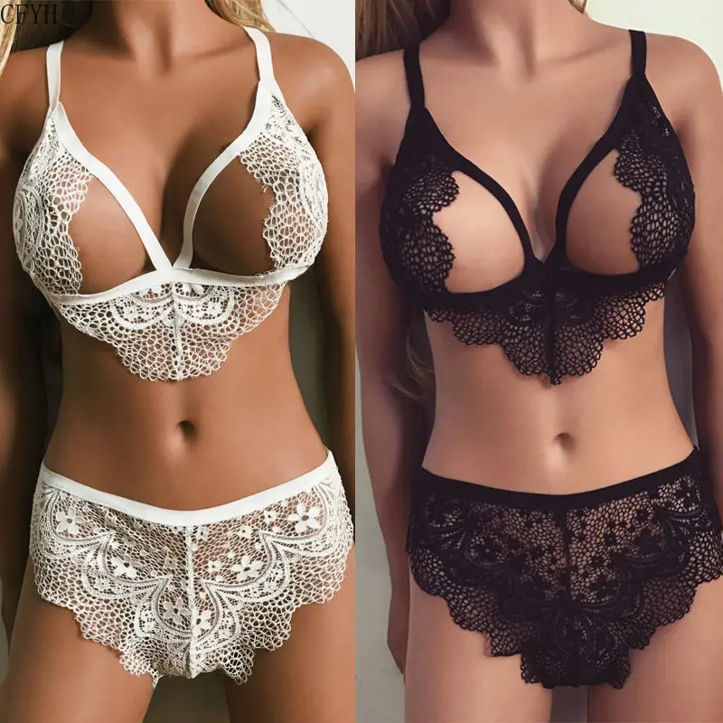 Сексуальное нижнее белье женское кружевное Lenceria Erotica Mujer комплект хит продаж