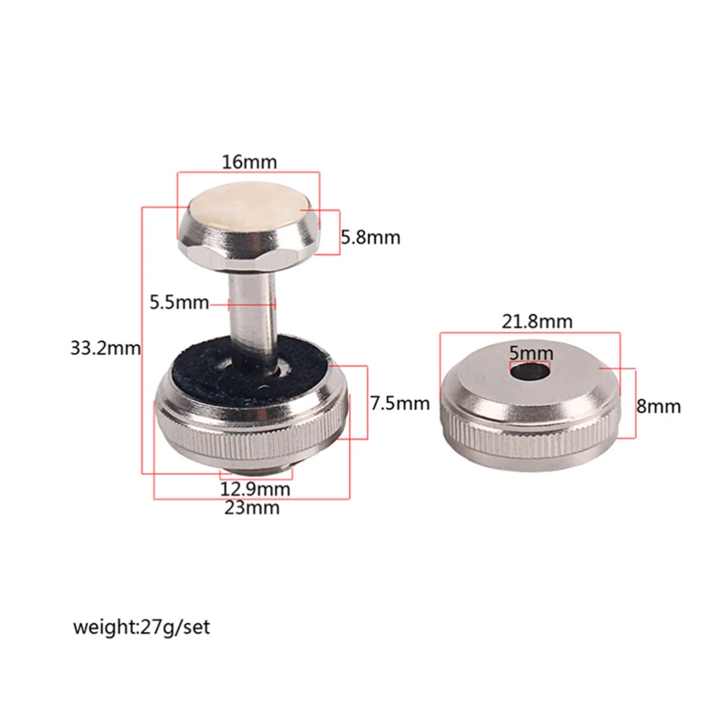 

Trumpet Repairing Parts Screw Rod Cap Cover Musical Instrument Accessories for Trumpet Silver