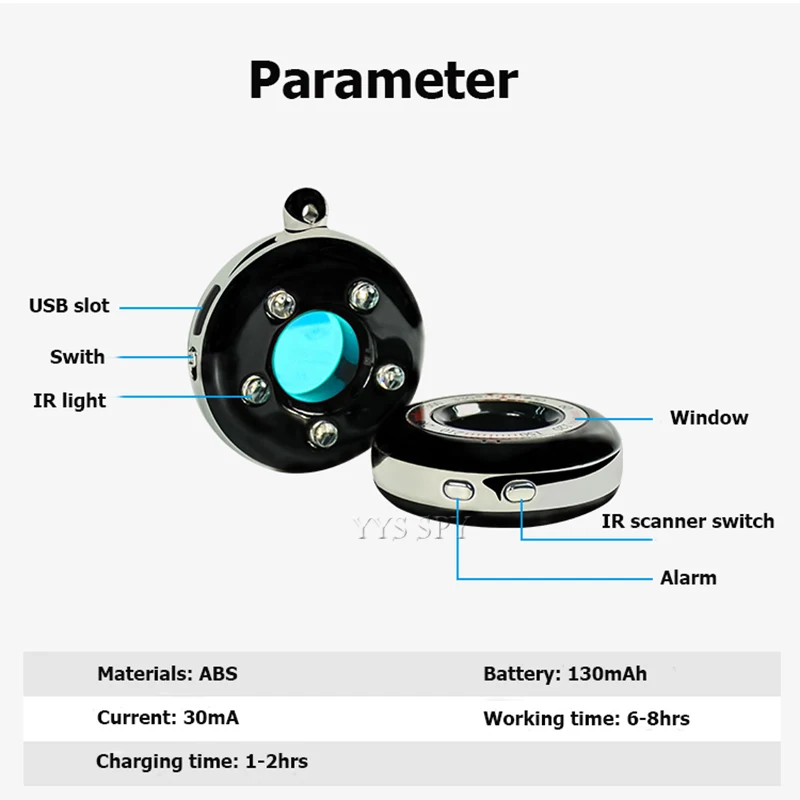 mini k100 travel laser lens detector portable anti spy camera finder vibrate anti thief candid pinhole hidden cam bug scanner free global shipping