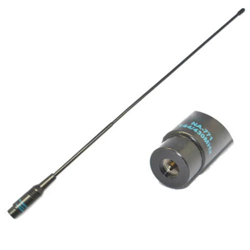 

Hot Dual Band 144MHz 430MHz SMA-Male Radio Antenna For YAESU NAGOYA NA-771 Radio Antenna for Kenwood Motorola Vertex Standard