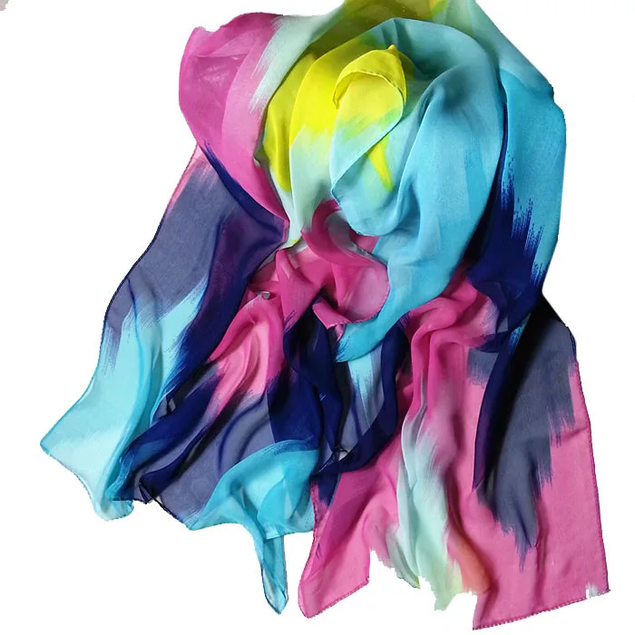 

Women Fashion Chinese Ink Style Wrap Lady Shawl Chiffon Scarf Scarves