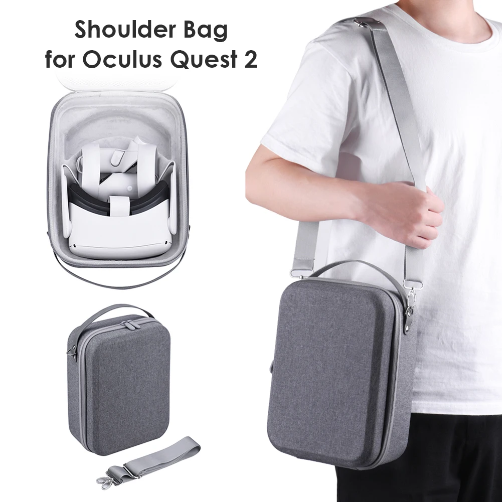 

Protable Protect Box Storage Bag for Oculus Quest 2 Travel Carrying Case Shockproof Cloth Storage Bag All-in-one VR Accessories