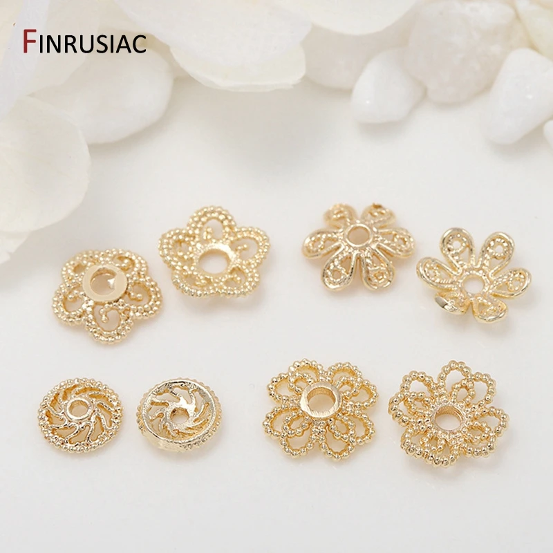 Шапочка с бусинами для украшений сделай сам 4 вида 8 мм/6 мм Фурнитура бижутерии