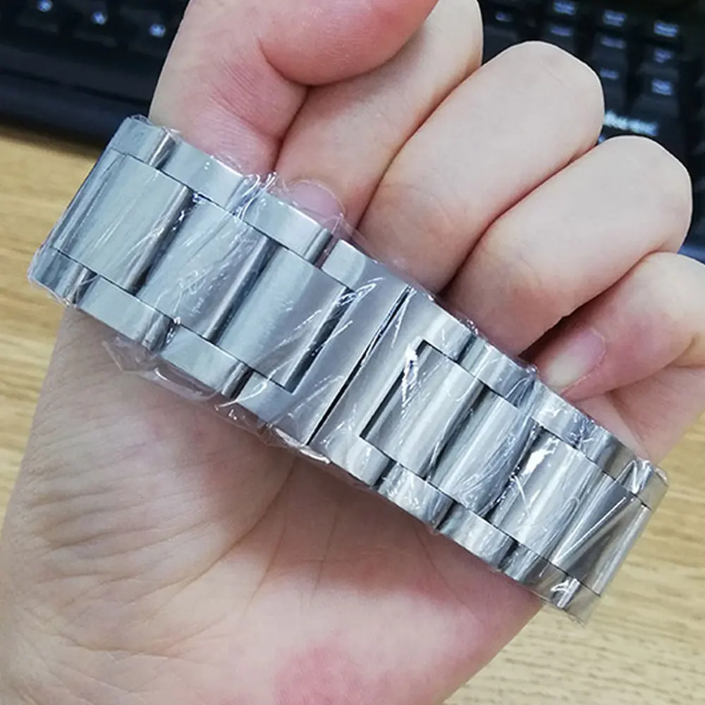 44 мм PARNIS черный циферблат светящийся Полный календарь нержавеющая сталь