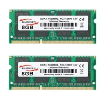 DDR3 RAM 8GB 1600MHz brand new low voltage 1.5V PC3-12800 Notebook memory SODIMM 204-pin non-ECC