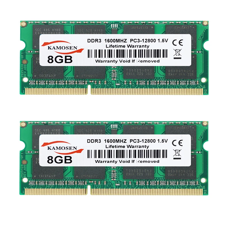 KAMOSEN DDR3 Оперативная память 8 ГБ 1600 МГц Новый бренд низкого напряжения 1 5 V PC3-12800