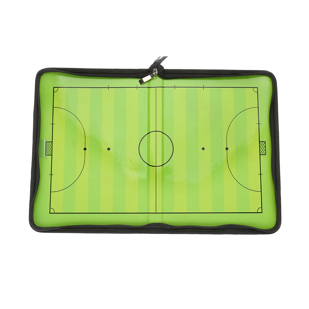 

Magentic Foottball Coach Strategy Board Foldable Equipment Set With Pen Magents Folding Zipper Bag Football Tactical Board