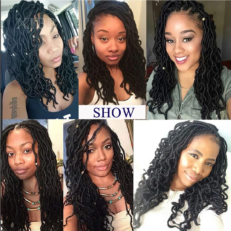 XJBB волнистые искусственные плетеные волосы мягкие кудрявые вьющиеся удлинители