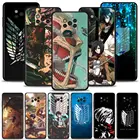 Чехол для телефона Xiaomi POCO F3 X3 GT X3 M3 Pro X3 NFC Pocophone F1 Силиконовые чехлы черный чехол атака на Титанов Girl1 аниме