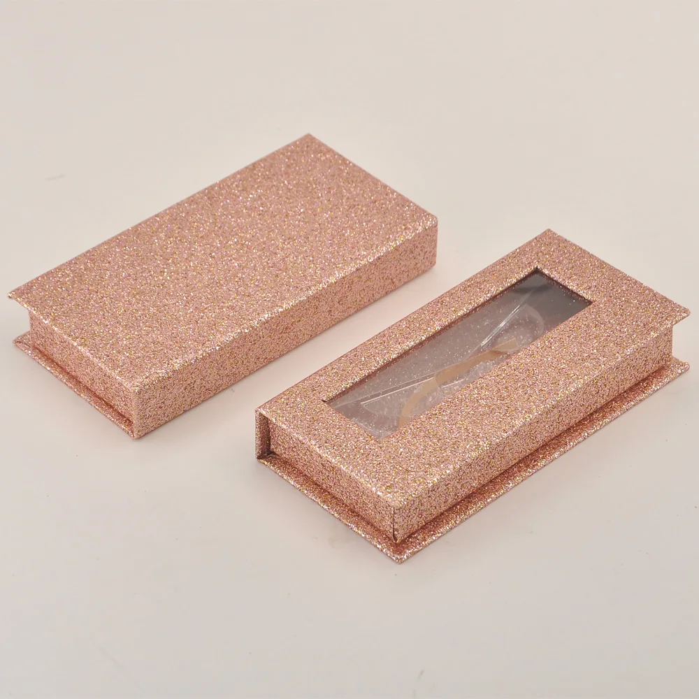 

Series2-Eyelash boxes wholesale rectangle custom logo mink eyelashes rose gold makeup case lash packaging with tray bulk vendors