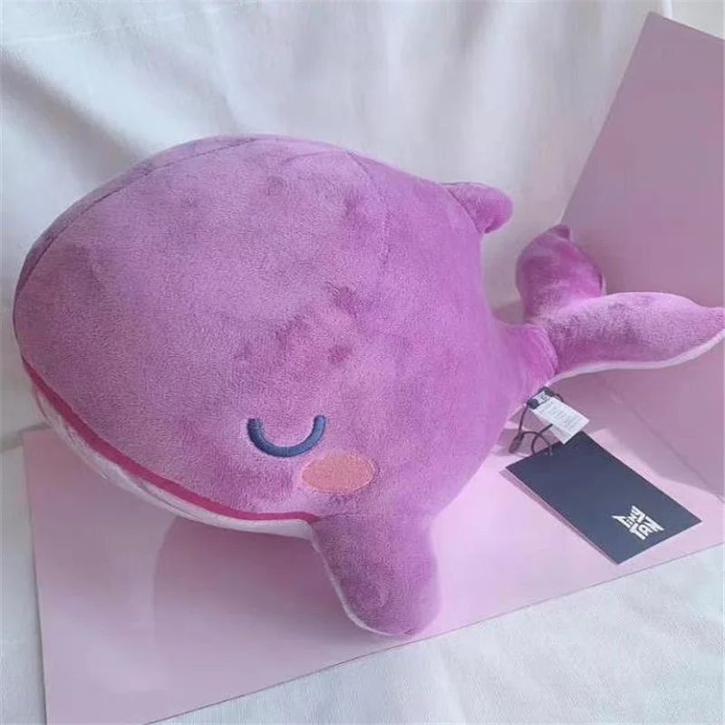 Игрушки из мягкой игрушки KPOP Bangtan Boys в форме кита с персонажами JUNGKOOK, V, JIMIN, SUGA, RM, JHOPE, JIN в качестве подушек-животных для поклонников.