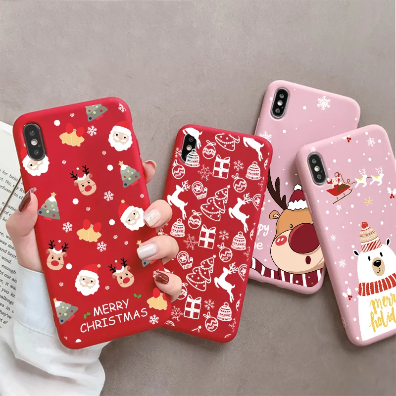 

Christmas Case For Huawei P 40 Lite E P30 P20 Pro P10 Mate 10 20 30 Lite Cases For HONOR 9 9X 10 Lite 20 30S 10i 20i 9A Cover