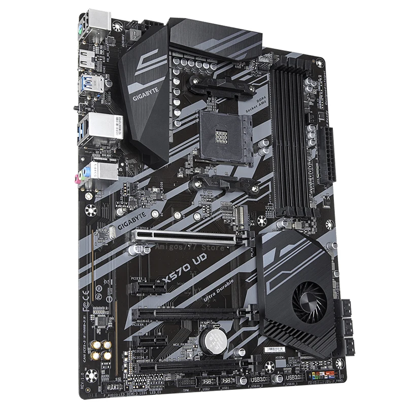 Billig AM4 Gigabyte X570 UD Motherboard Unterstützung 2nd 3rd-Gen AMD Ryzen PCI-E 4,0 DDR4 4400MHz (O.C.)128GB Desktop AMD X570 Placa-Mãe AM4