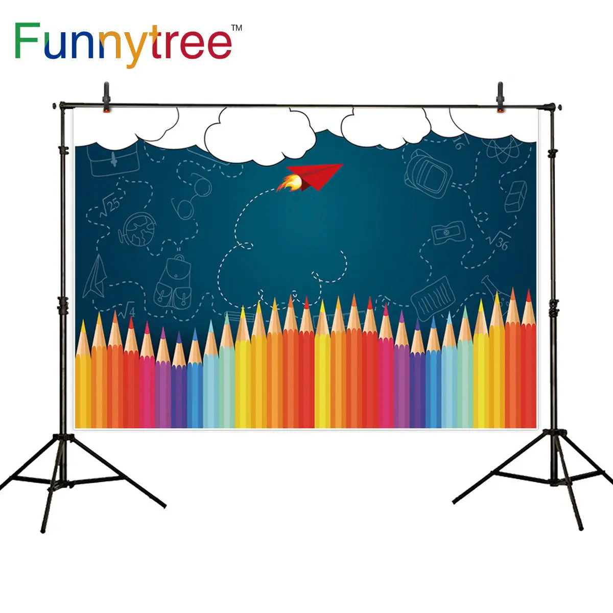 Фон Allenjoy для фотосъемки новорожденных в полоску горошек на 30 дней рождения |