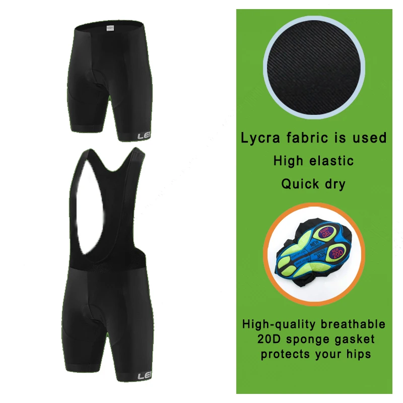 

Summer Men's Cycling Jersey Suit Quick-Dry Breath Mountain Bike Racing Bicycle Clothing PRO Team Bicycles Sportswears 2021 RJYC