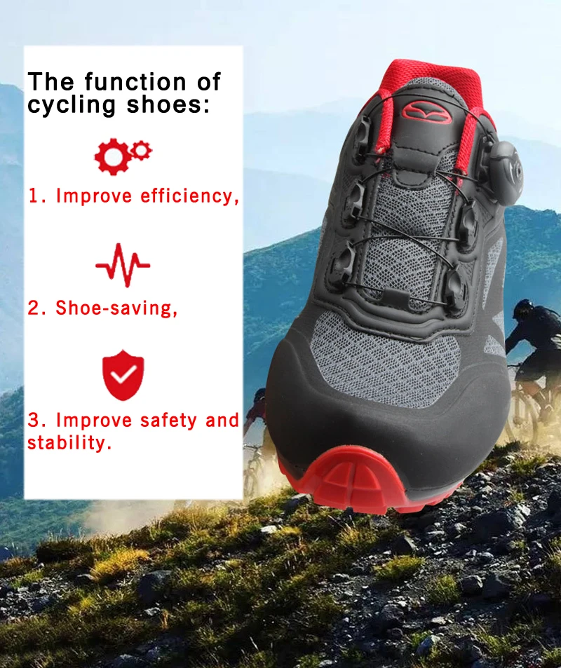 Tiebao Sapatilha Ciclismo Mtb Cycling Shoes Men Breathable Racing Mountain Bike Self-locking Professional Bicycle Sport Sneaker | Спорт и