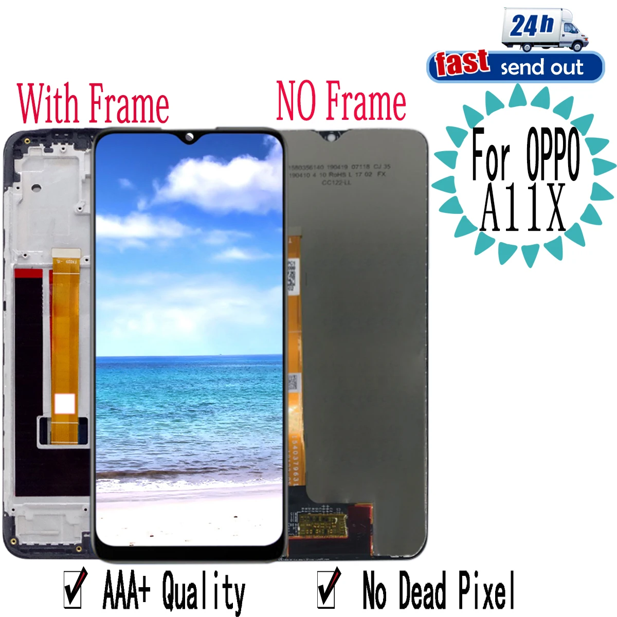 ЖК-дисплей 6 5 дюйма A11X для OPPO A9 версии 2020 кодирующий преобразователь сенсорного