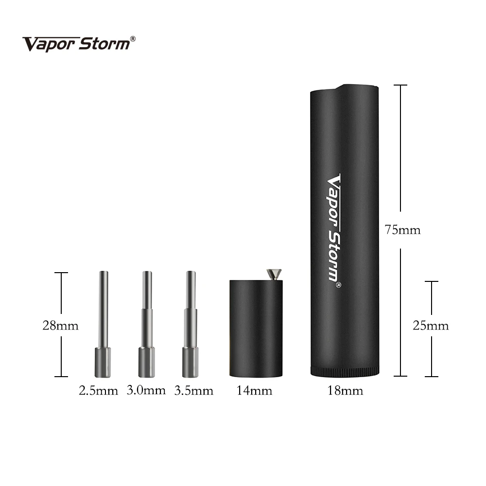 

Original Vape Tool Kit Vapor Storm V1 V2 Tool Vape Accessories Tweezer ceramic tweezers Oil bottle Electronic cigarette DIY Kit