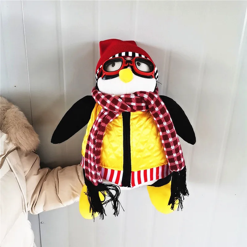

Free Shipping 25/55CM Cute Serious Friends Joey's Friend HUGSY Plush PENGUIN Rachel Stuffed Animal Doll for Kids Birthday Gift