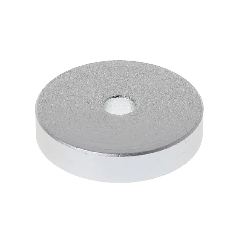 Адаптер для поворотного стола 45 об/мин серебристый алюминий виниловых техник