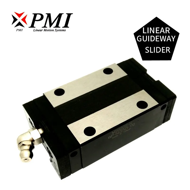 Original Taiwan PMI MSB20S MSB20S-N MSB20SSSFCN линейные направляющие каретки блока для CO2 лазерной машины ЧПУ-роутера.
