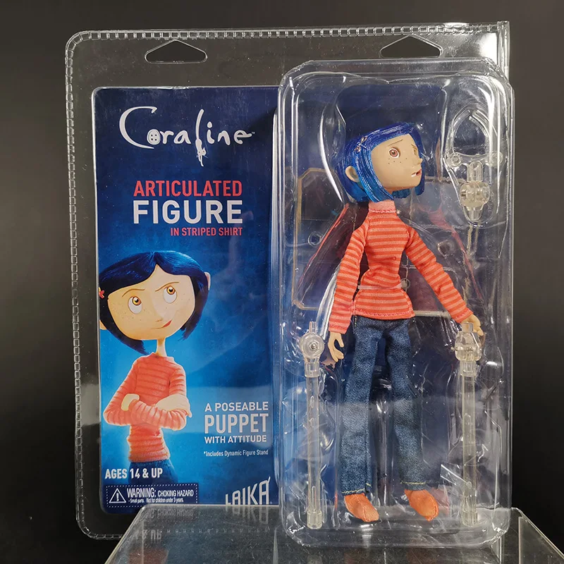 NECA Coraline &amp the Secret Door 7-дюймовая экшн-фигурка подвижная модель игрушки | Игрушки и