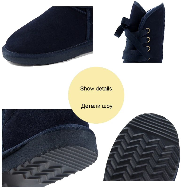 JXANG австралийские классические модные высокие зимние сапоги женские из